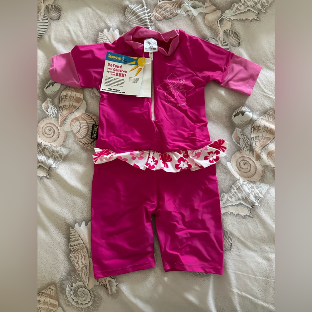 New Pink Coppertone Girls Swimwear